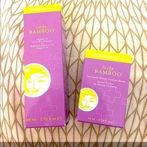 Dermadoctor lucky bamboo oil cleanser wasabi serum
